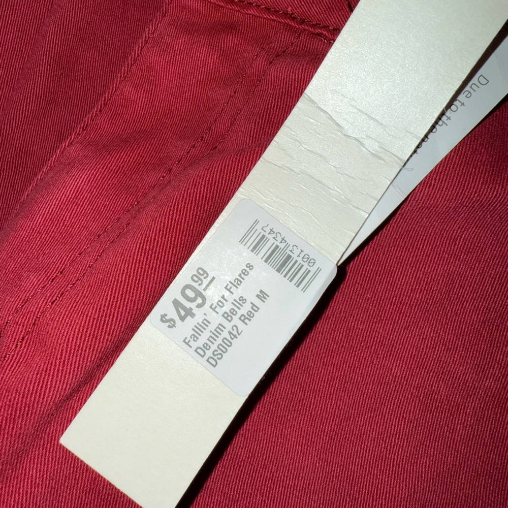 Mustard Seed Red Flare & Wide Leg Jeans - Picture 4 of 7